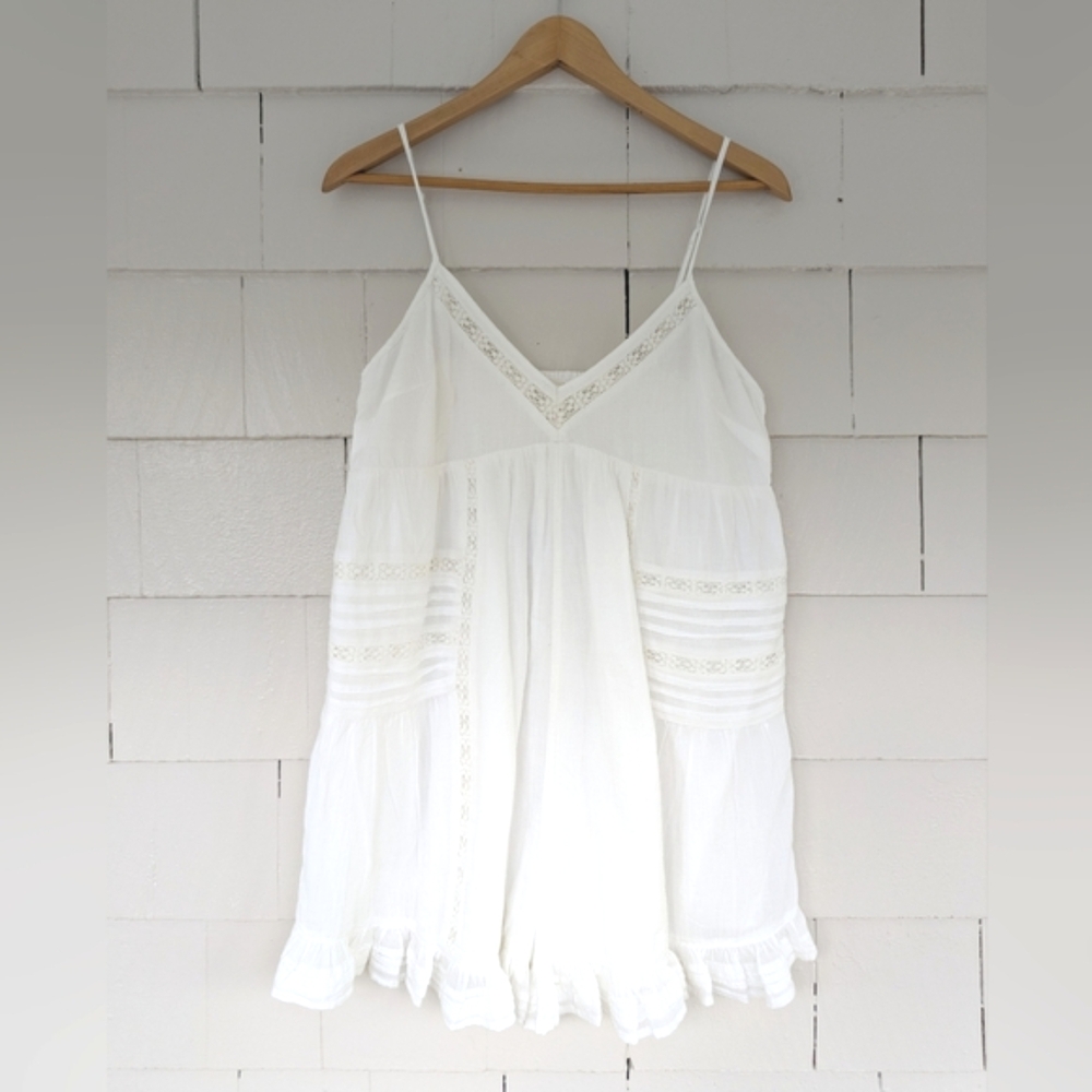 NWT American Eagle White Lace Romper Size Medium